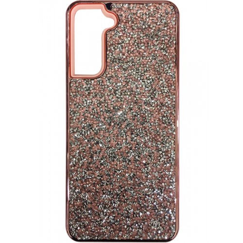 Samsung Galaxy S22 Plus Glitter Bling Case Rose Gold